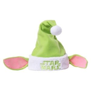 Star Wars Yoda green Santa hat with Yoda ears for Christmas and Holidays NWT